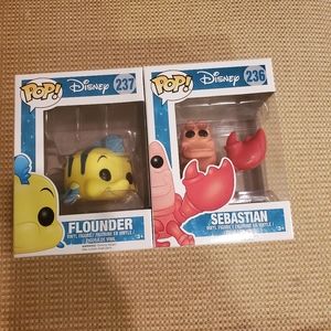 Sebastian & Flounder Funko Pops!